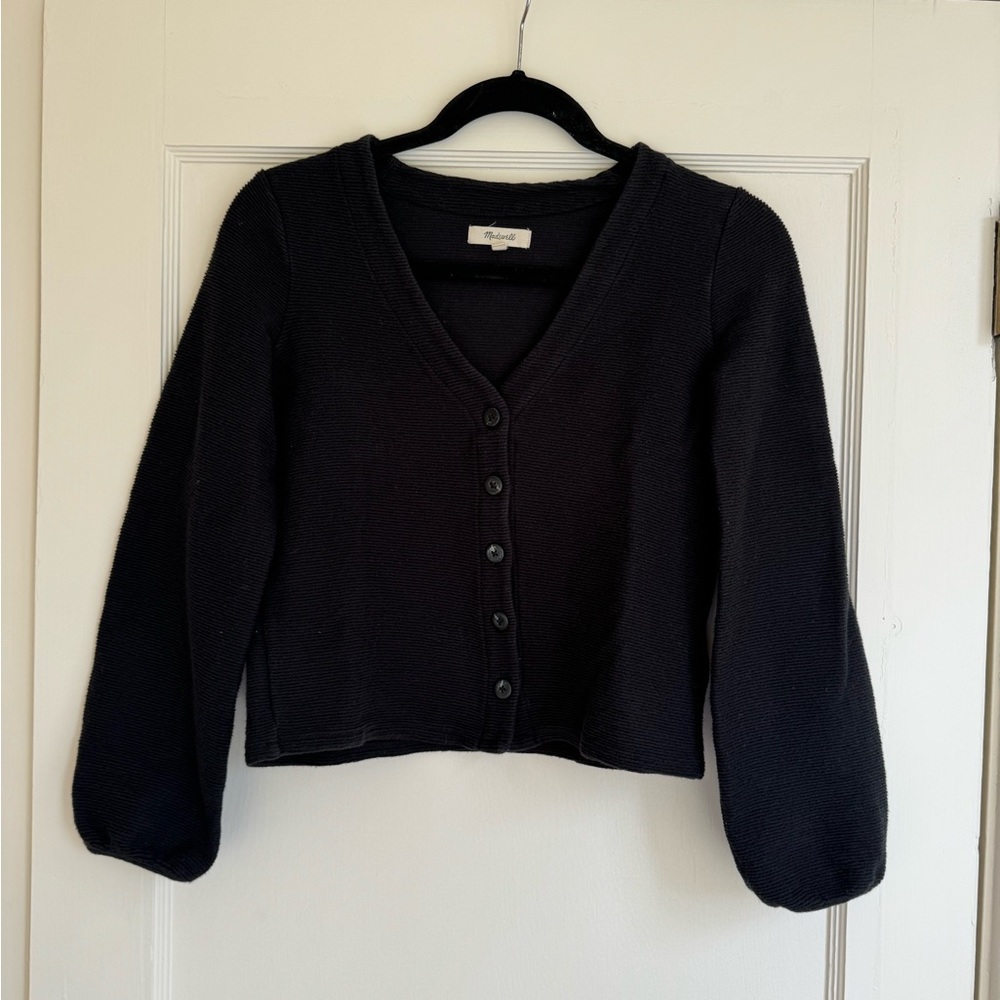 Madewell Balloon Sleeve Cardigan